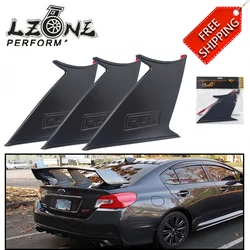 Free Shipping Spoiler Wing Stabilizer For subaru STI 2015-18 Spoiler Wing Stiffi Support Rally With PQY logo One Piece JR-WSS02