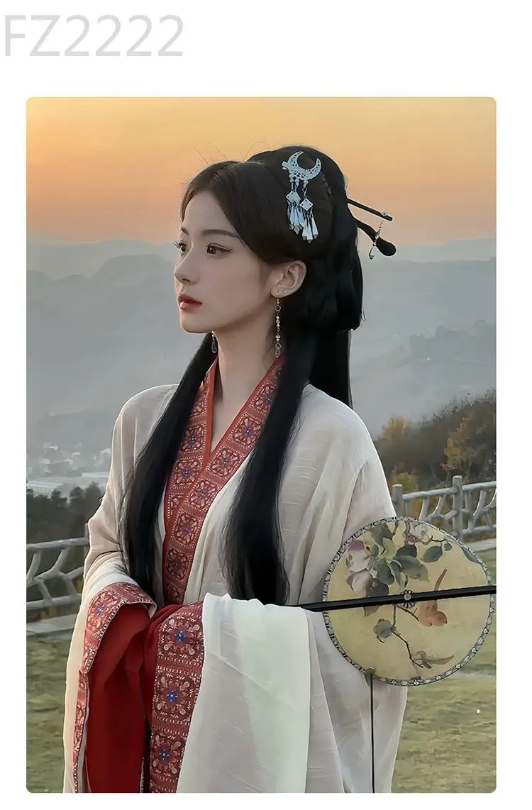 Wei Jinfeng Hanfu เสื้อผ้าผู้หญิง, เสื้อผ้าสตรีโบราณหรูหราและเย็น