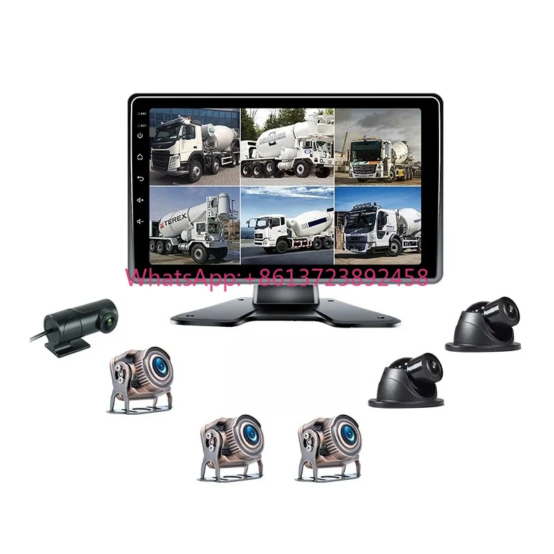 【Hot Selling】10.1'' 6CH Dash Cam Truck DVR with ADAS BSD 6 AHD Cameras 1 Year Warranty All-in-one Set for Trailers