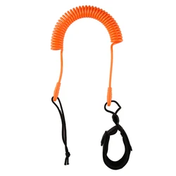 Coiled Leash Leg Rope Kit 10 Feet Surfing Board Stand Up Paddle Board Surfboard Portable Safety Watering Elements