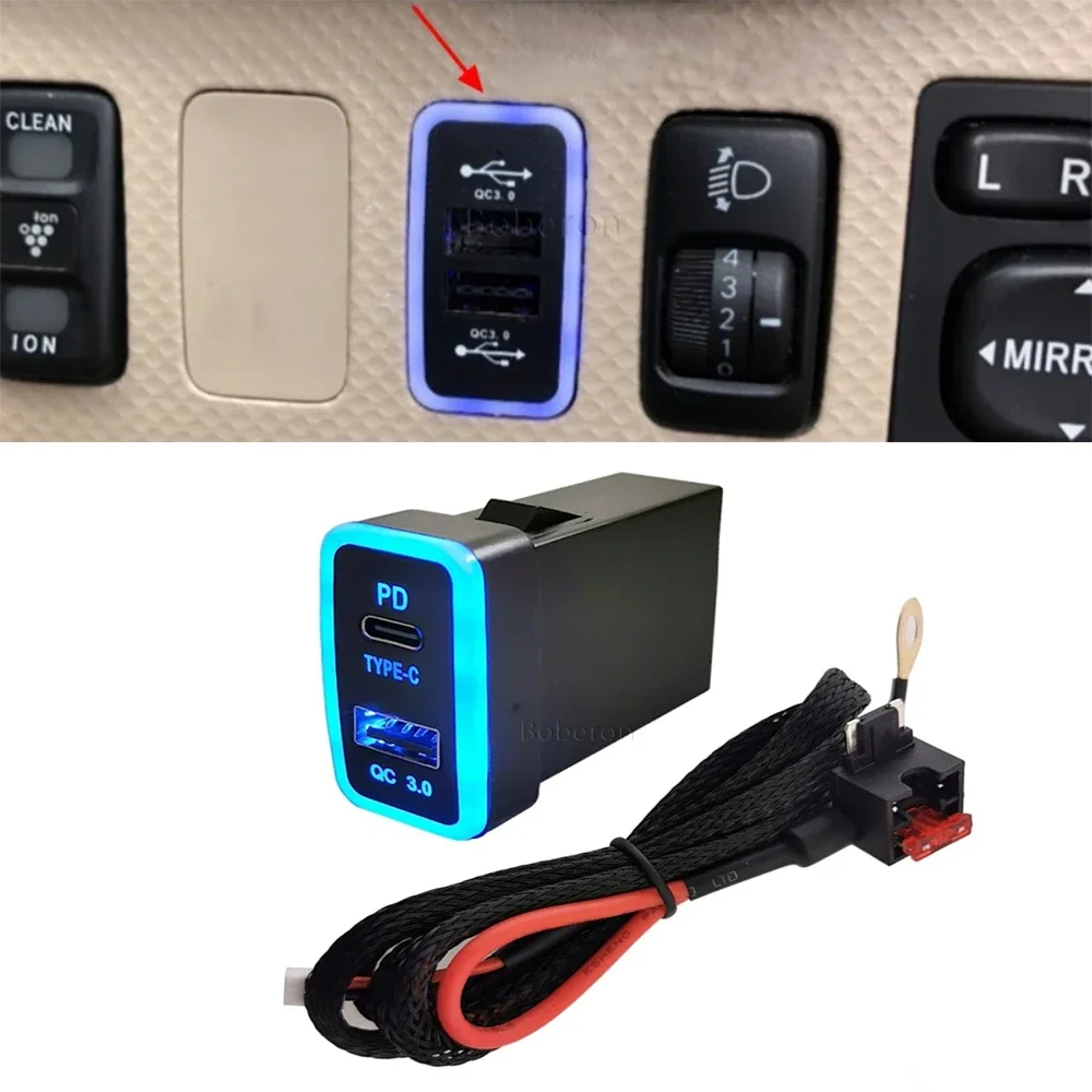 Car Type C Usb Pd Q…