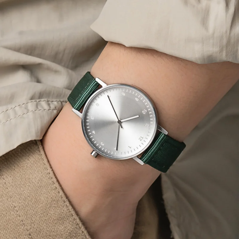 Quartz Watch with Swiss Ronda Quartz Movement Ultra Thin Series with Nylon Strap 36mm and 40mm Diameter 7.6mm Thickness 3ATM