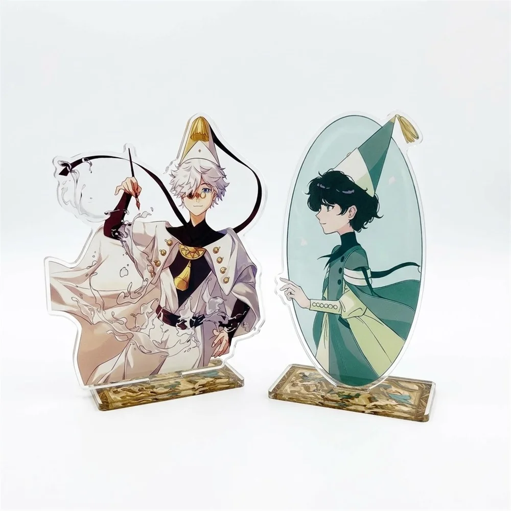 10CM Anime Witch Hat Atelier Acrylic Keychain Stand Model Ornament Accessories Goods Christmas Gifts