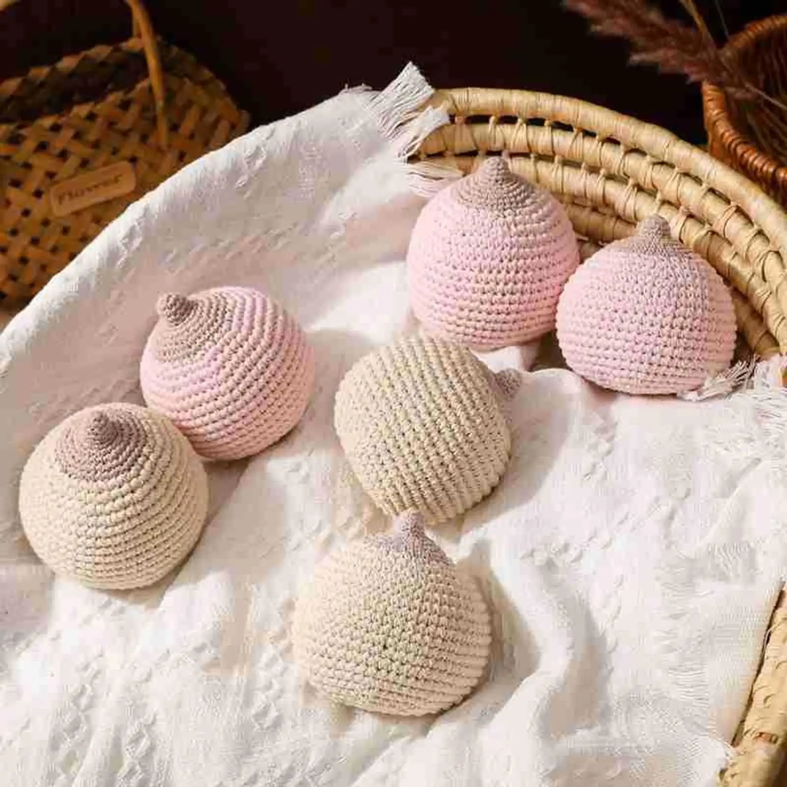 Let's Make 1pc Baby Teether Music Rattles for Kids Crochet hook image simulation mother breastfeeding process simulation toy