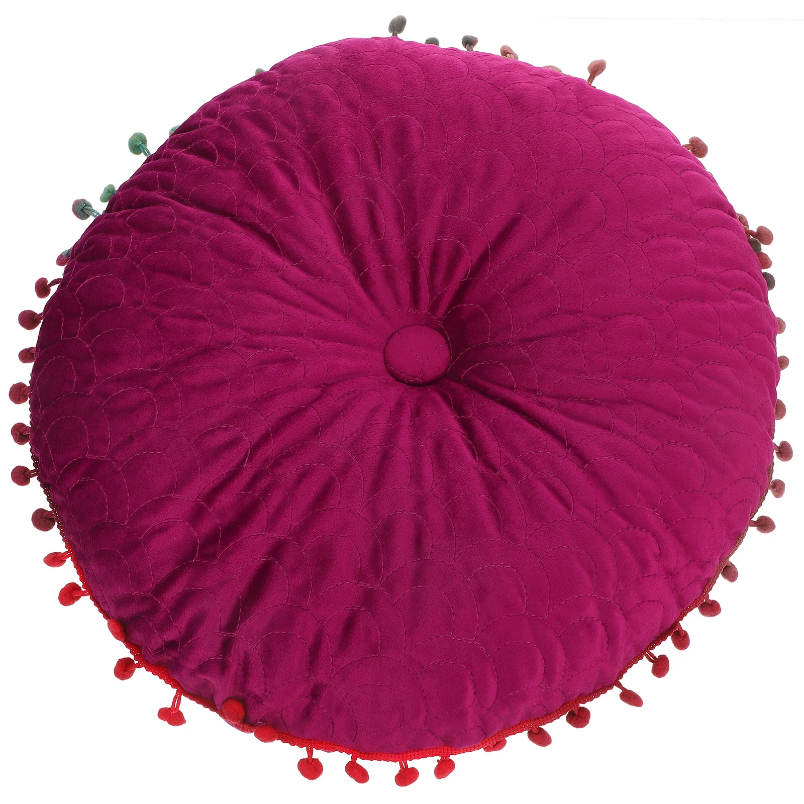 

Round Seat Cushion for Dining Chairs Office Sofa 16 Inch Thickened Sitting Mat Portable Floor Pad for Indoor Outdoor Comfort Use