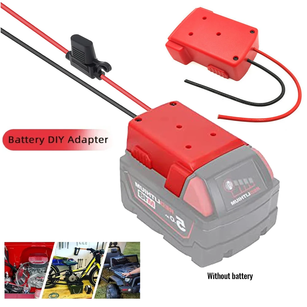 

NEW Battery Adapter Suitable for Milwaukee 14.4V 18V 20V Li-lon Battery DIY Power Tool Battery Converter