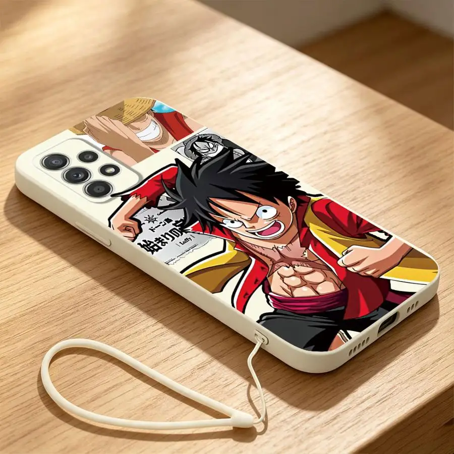 Anime O-One Piece Case for Samsung Galaxy A17 A12 A36 A26 A27 A52 A51 A15 A34 A13 A14 A35 A16 A24 Phone Cover
