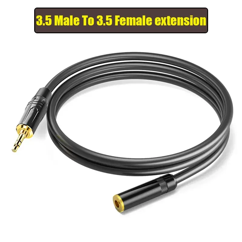 DREMAKE 3.5mm Headphone Extension Cable Male To Female 3.5mm AUX Cable for Computer Speaker Cellphone Speaker Amplifier Etc