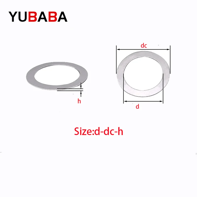 304 stainless steel Supporting Rings DIN988 Shim Rings Washers M2 M2.5  M3 M5 M6 M8