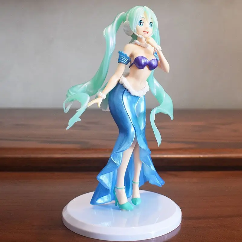 جديد kawaii هاتسون ميكو فتاة لطيف شخصية الكرتون أنيمي شخصية نموذج جمع الشكل سطح المكتب سيارة زخرفة لعبة هدية