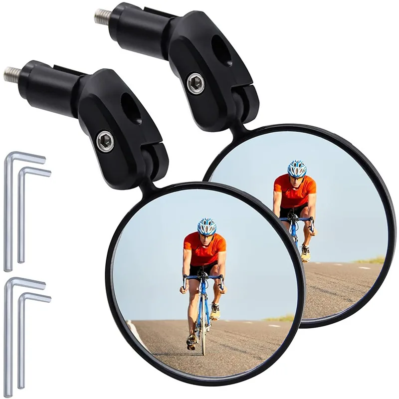 Bicycle rearview Mirror Adjustable rotating Wide Angle Bicycle handlebars rearview mirror road cycling accessories