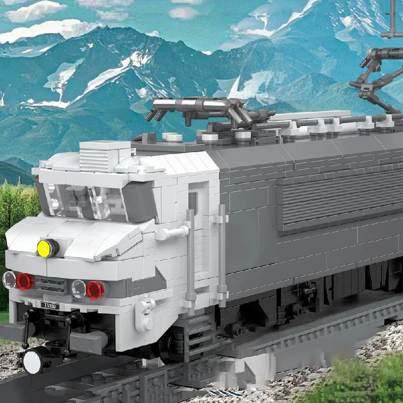 

French mainline electric locomotive Building Blocks Sets Train Railway City Technik Model Christmas Birthday Gifts 2053 PCS