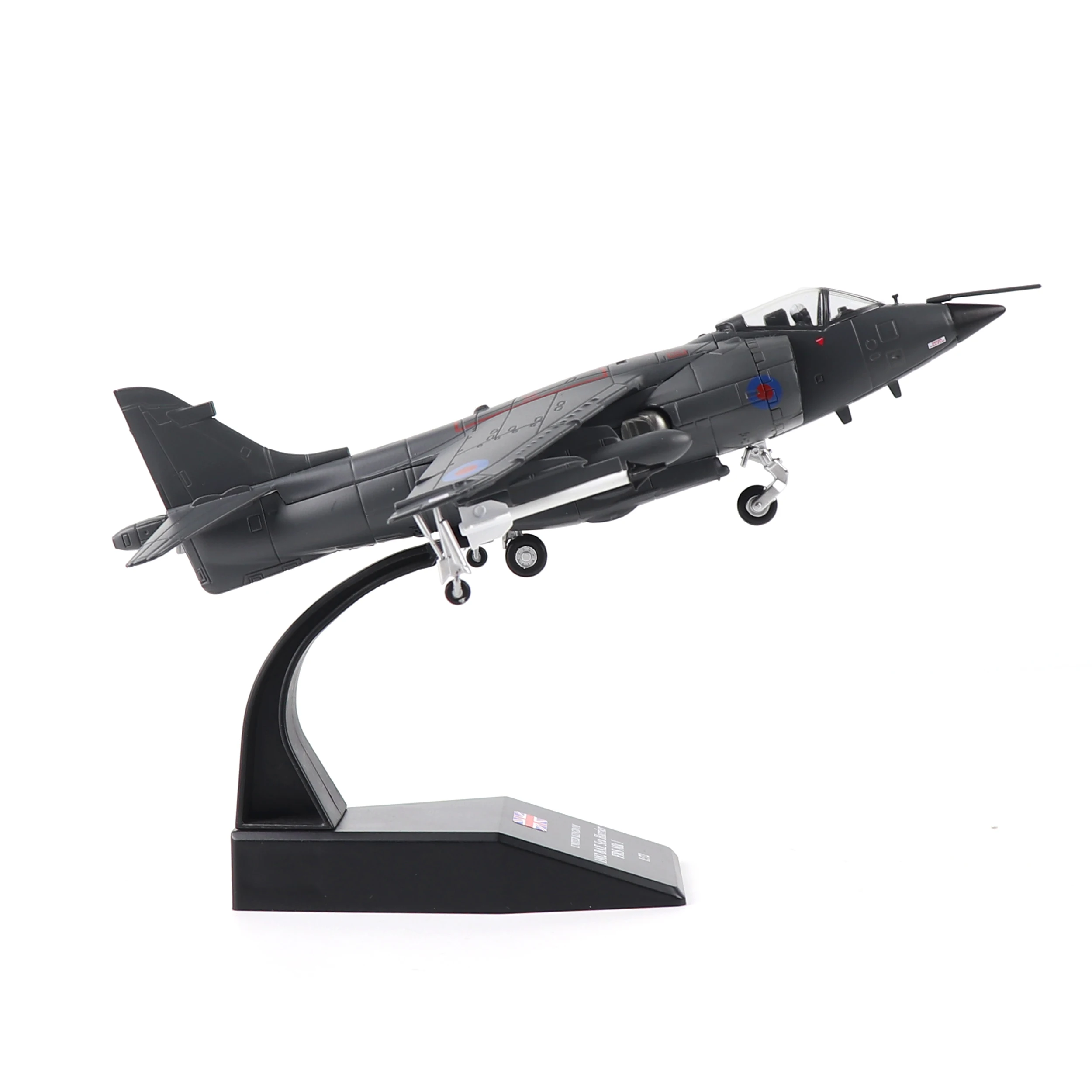 

Модель самолета Harrier ВВС Великобритании NUOTIE 1/72, готовая сборная модель из литого металла для коллекции, демонстрации и в подарок