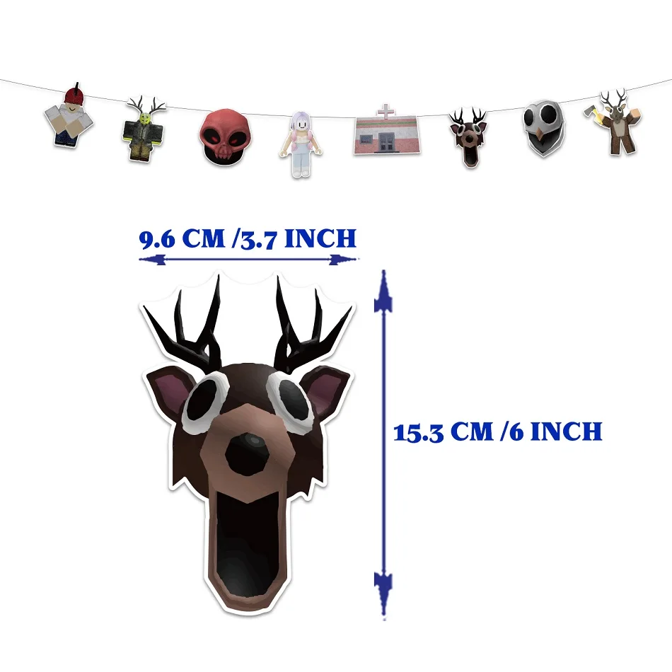 99 ليلة في الغابة عيد الهالوين عيد ميلاد موضوع حفلة راية بالون عيد ميلاد بالونات العلم كعكة توبر خلفية ديكو هدية حفلة #4