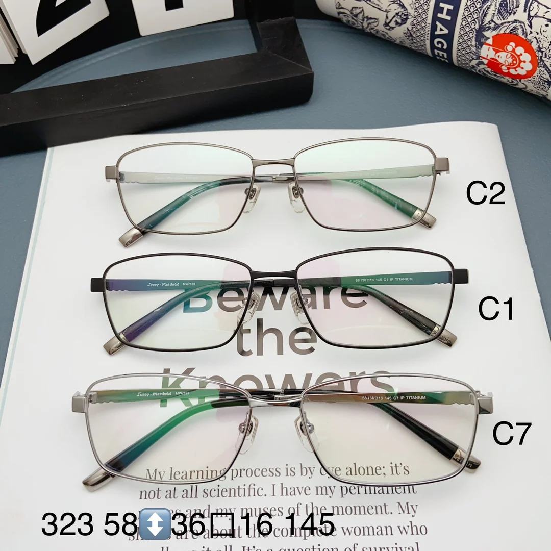 

58-16-145 Pure Titanium Glasses High Quality Men Frame Prescription Men Designer Optical Glasses Myopia Hyperopia Progressive