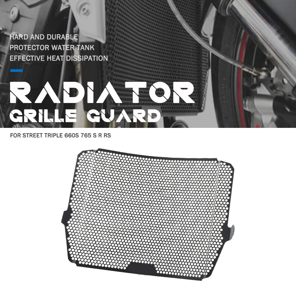 

COOL Radiator Guard Protector Grille Grill Cover For Street Triple S Triple RS 2020 2021 2022 Street Triple 660 S 765 660S 765RS