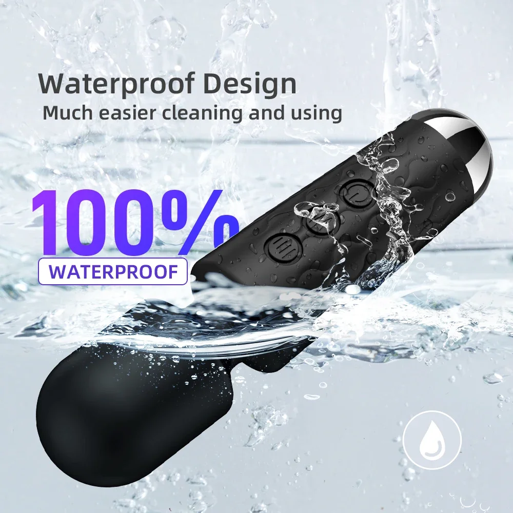 AV Vibrator Wand Personal Massager Clit Stimulator Sex Toy for Women 20 Patterns 8 Speeds Rechargeable Mini Vibrators Adult Toys - Image 6