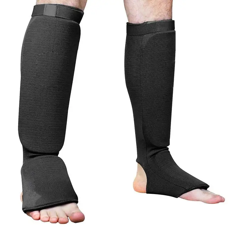 Muay Thai Leg Guards Instep Protection for MMA Shin & Instep Padded Guards Instep Guard Training Sparring Protective Gear Shin view 3
