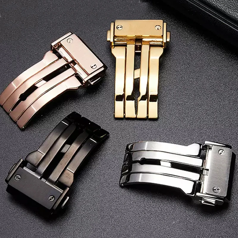 

Watch accessories strap buckle for HUBLOT fusion classic big bang series 22mm Silicone genuine leather stainless steel buckle