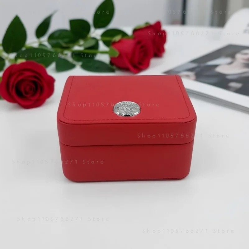 Universal Red Watch Gift Box, Luxury Watch Presentation Case, Compatible with Style Watches
