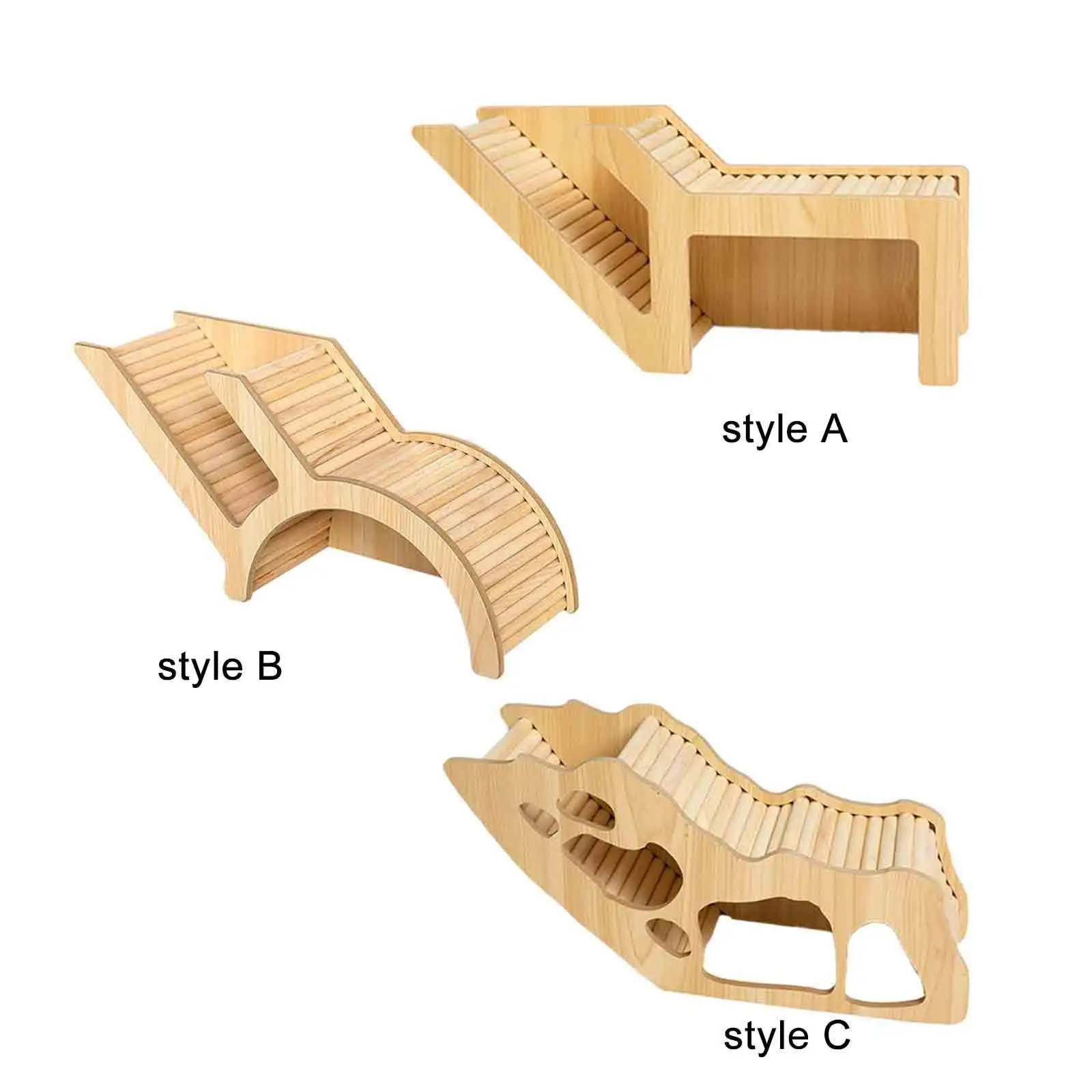 Hamster House and Habitat with Climbing Ladder Small Pet Castle Home for Small Pets Dwarf Mice Gerbils Chinchilla Rat Hamster