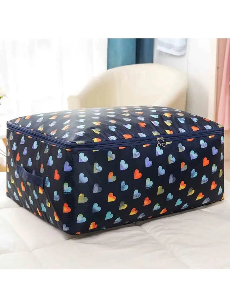 

Водонепроницаемая утолщенная сумка-органайзер из ткани Оксфорд большого размера для хранения одеял и одежды, пылезащитная, для домашнего использования и организации хранения в шкафу