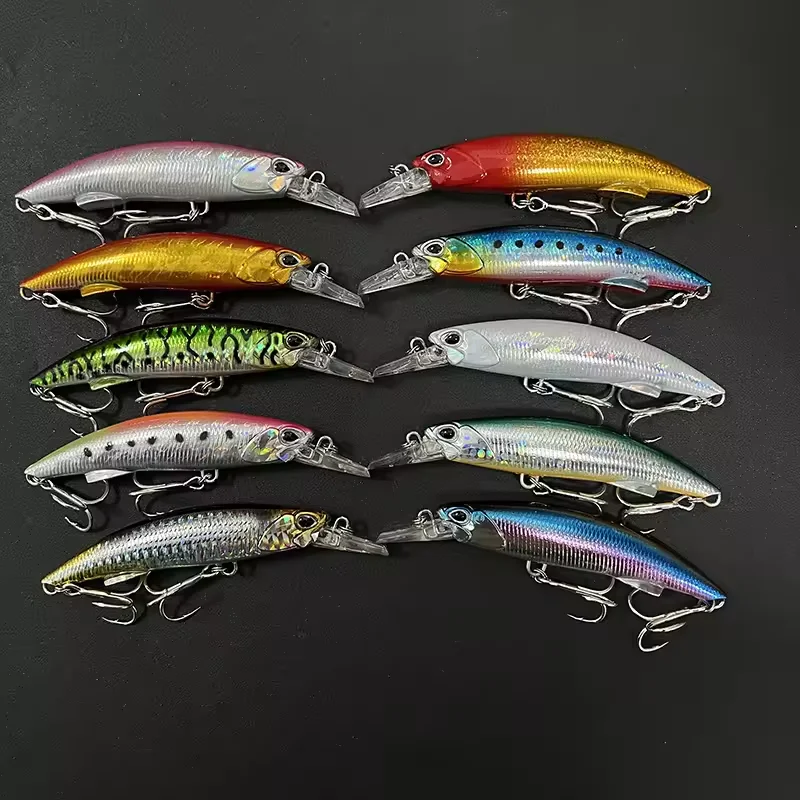 92mm 40g Heavy Sinking Minnow Fishing Lures Sea Bass Catfish Artificial Hard Baits Pesca Wobbler Jerkbait Swimbait Accessories view 5