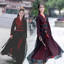 Hanfu Coat Chinese Style Traditional Daily Hanfu Pure Han Tang Ancient Chivalrous Chiffon Cardigan Chinese Clothes for Women