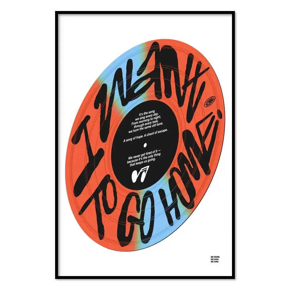 A daily record that never gets old Poster Mural for Living Room Bedroom Wall Office Wall Decor Gift for Friends Unframed
