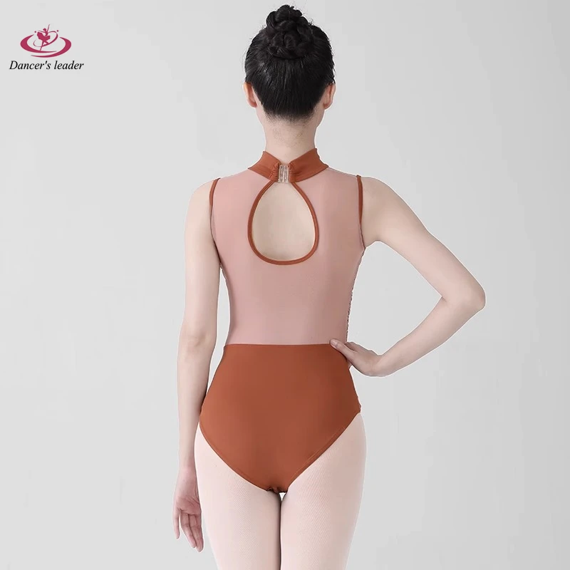 Ballet Clothing, Light Gauze Scarf, Backless and Slimming One-piece High Hip Yoga Suit, Teacher Led Training Ballet Suit