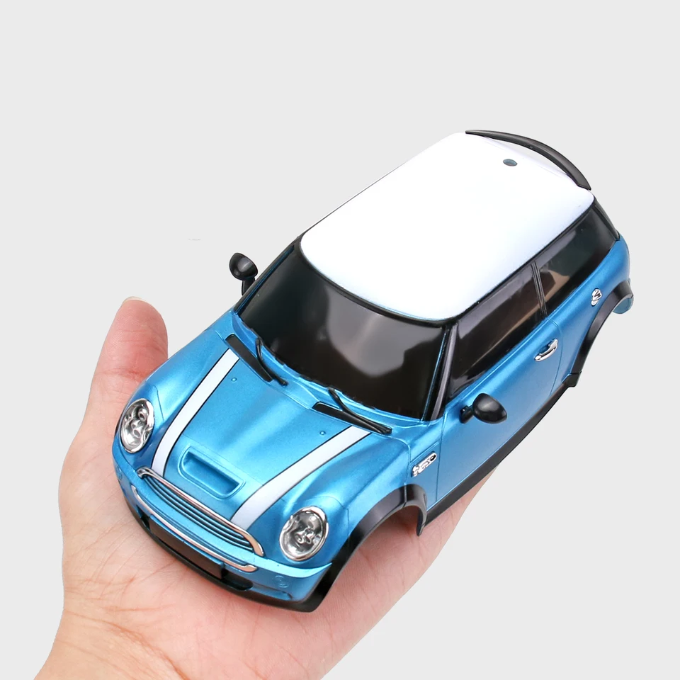 ABS Plastic Mini Coooper Car Body Shell 102mm Wheelbase for 1/28