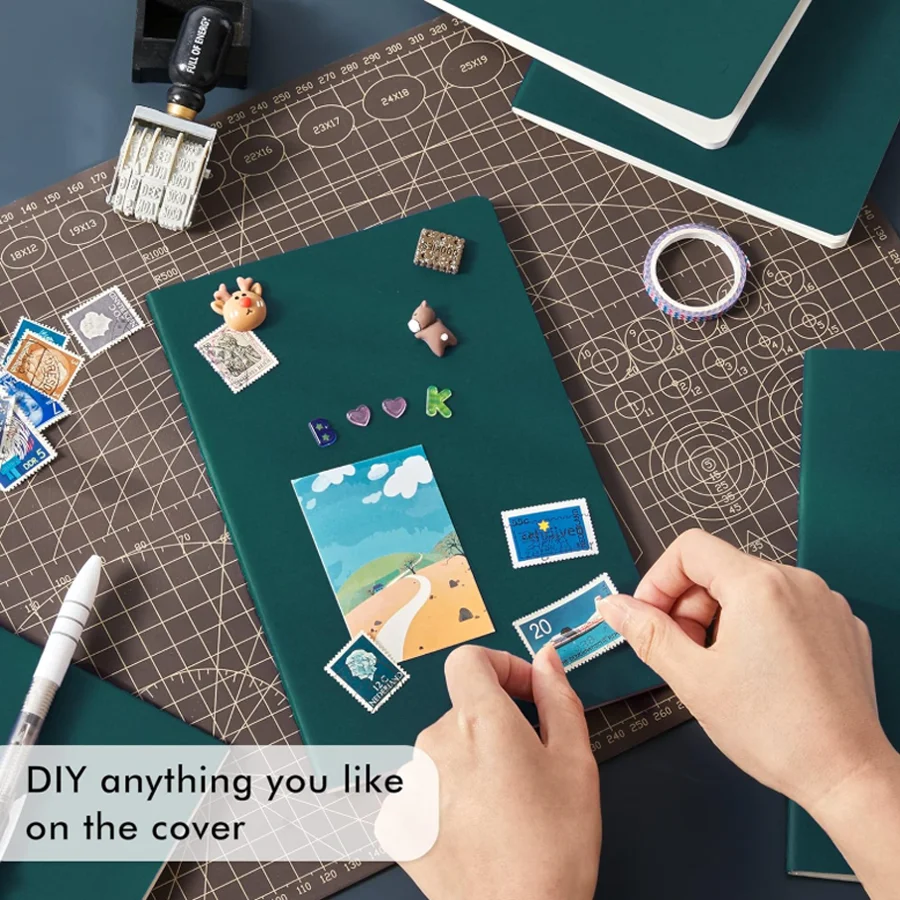 A5 Soft Leather Notebook - 120 Pages Office Stationery with Waterproof Cover Comfortable Touch Hot Selling Item