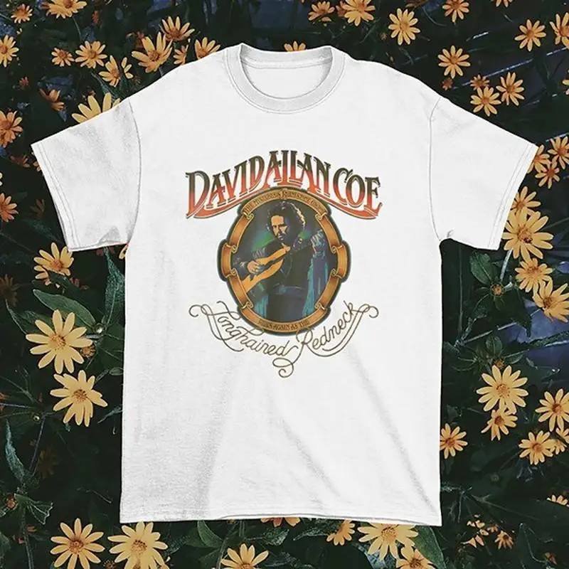 

David Allan Coe Music Star Cotton White All Size T Shirt