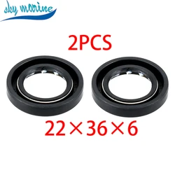 93101-22067 Oil Seal For Yamaha Outboard Parts Parsun Hidea Powertec Seapro 25hp 30hp 93101-22M00 Size 22*36*6mm 93101-22067-0