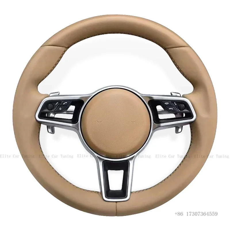 

Кожаный руль в сборе для Porsche Cayenne, Boxster, Panamera, Cayman, 911, 991, 970, 997, 981, 987, 958, 718