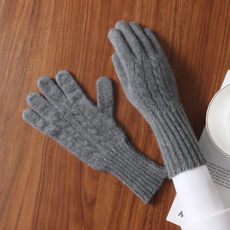 100-la-luvas-de-malha-das-mulheres-dos-homens-inverno-quente-engrossar-cashmere-ciclismo-ao-ar-livre-conducao-tela-sensivel-ao-toque-torcido-luvas-de-dedo-completo