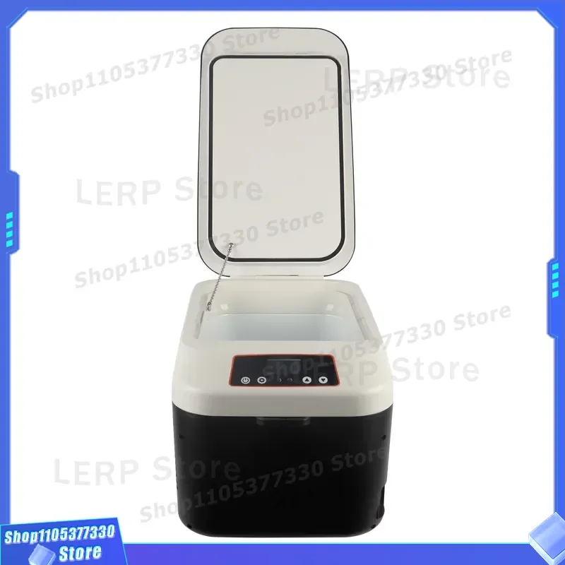 Factory Luxury OEM Car Portable Strap 12 Volt Home 100V 220V 12L Single Cooling USB Output Mini Car Camping Fridge Cooler Box