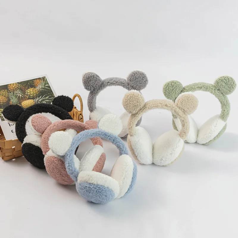 Ear Pads for Warm Women, Korean Version, Cute Student Ear Covers, Winter Ear Protection, Plush Children's Ear Bags, Antifreeze