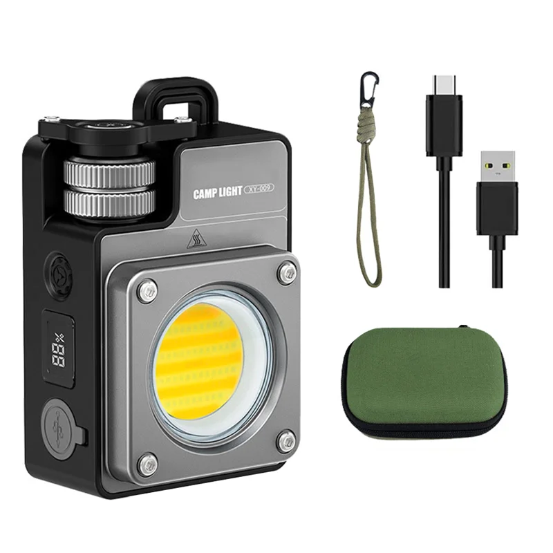 AA60-Ultra Bright 3500LM Mini Camping Light USB-C Rechargeable 5 Light Modes Portable For Outdoor Emergency