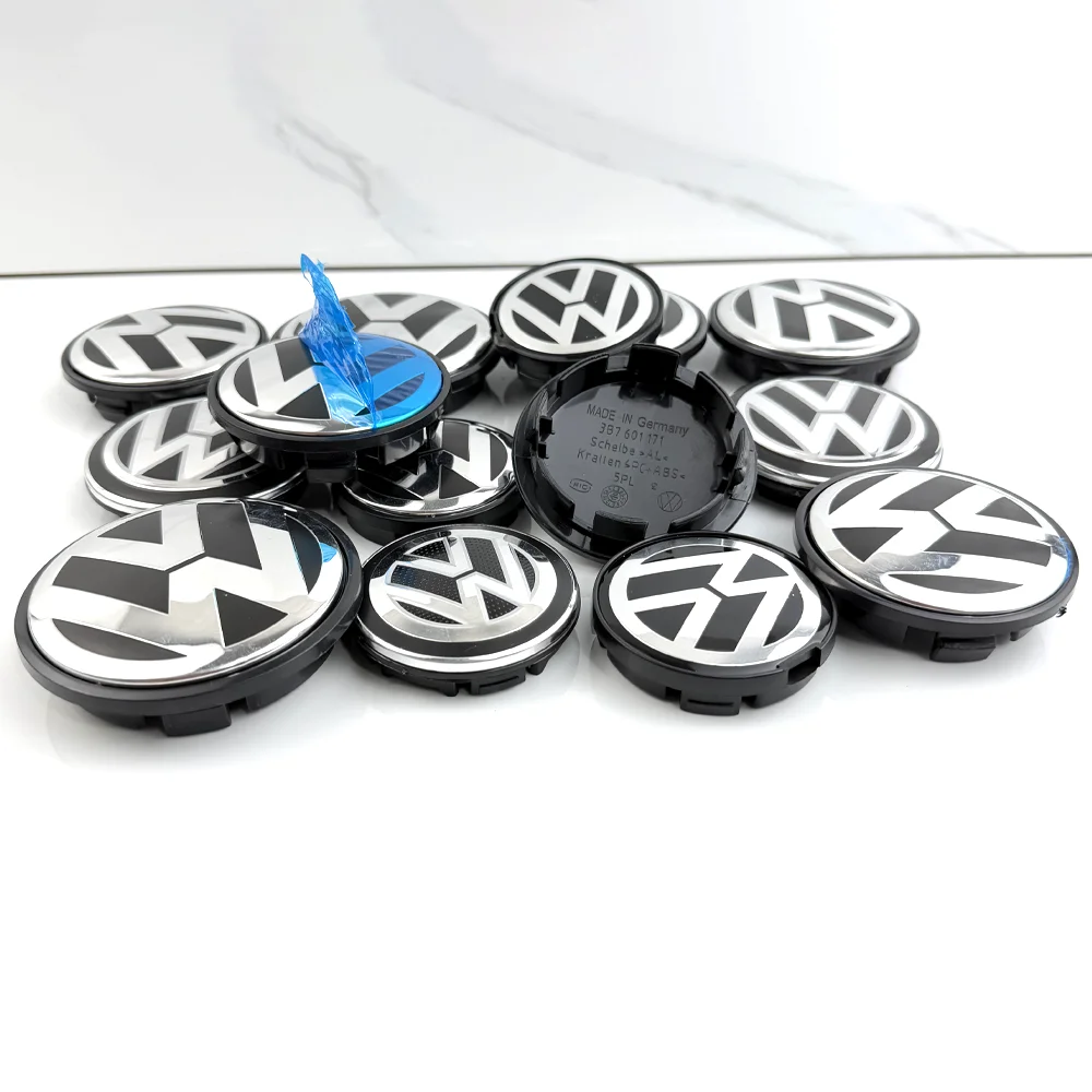 4pcs 55mm 56mm 65mm 70mm 76 Car Wheel Center Caps Hubcap Cover for Volkswagen Vw MK5 Golf Passat styling 3B7601171 1J0601171