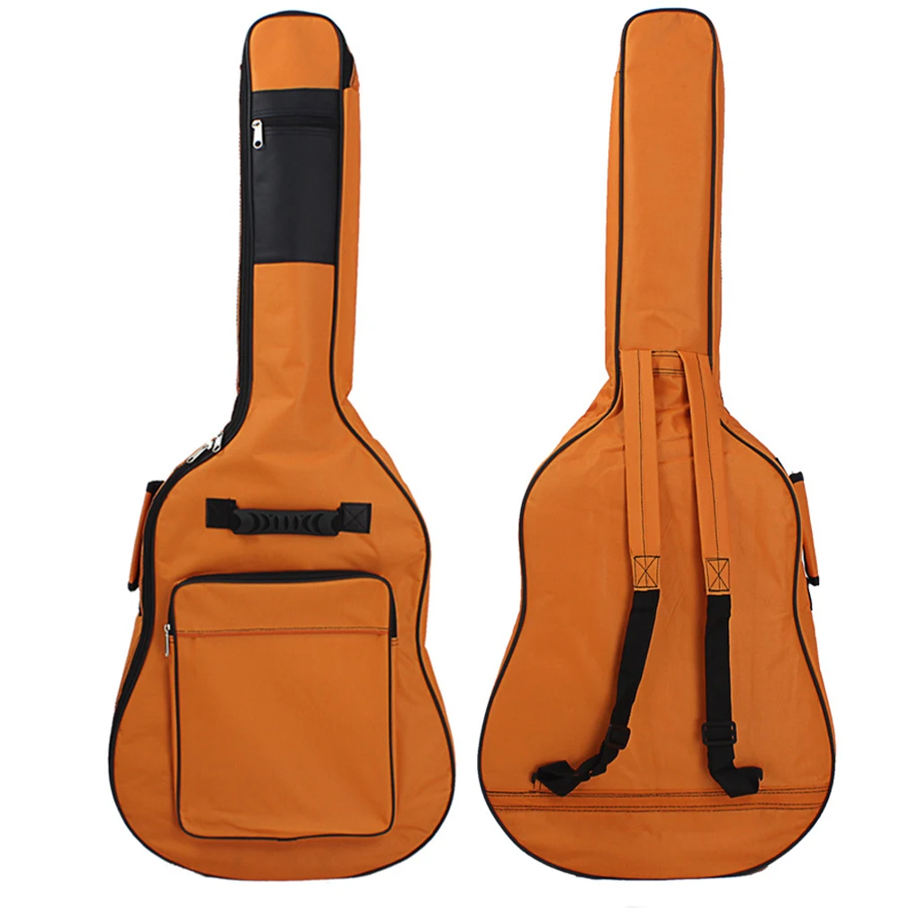 Mochila guitarra saco com alças ajustáveis, transporte conveniente, vários usos, lava vermelho