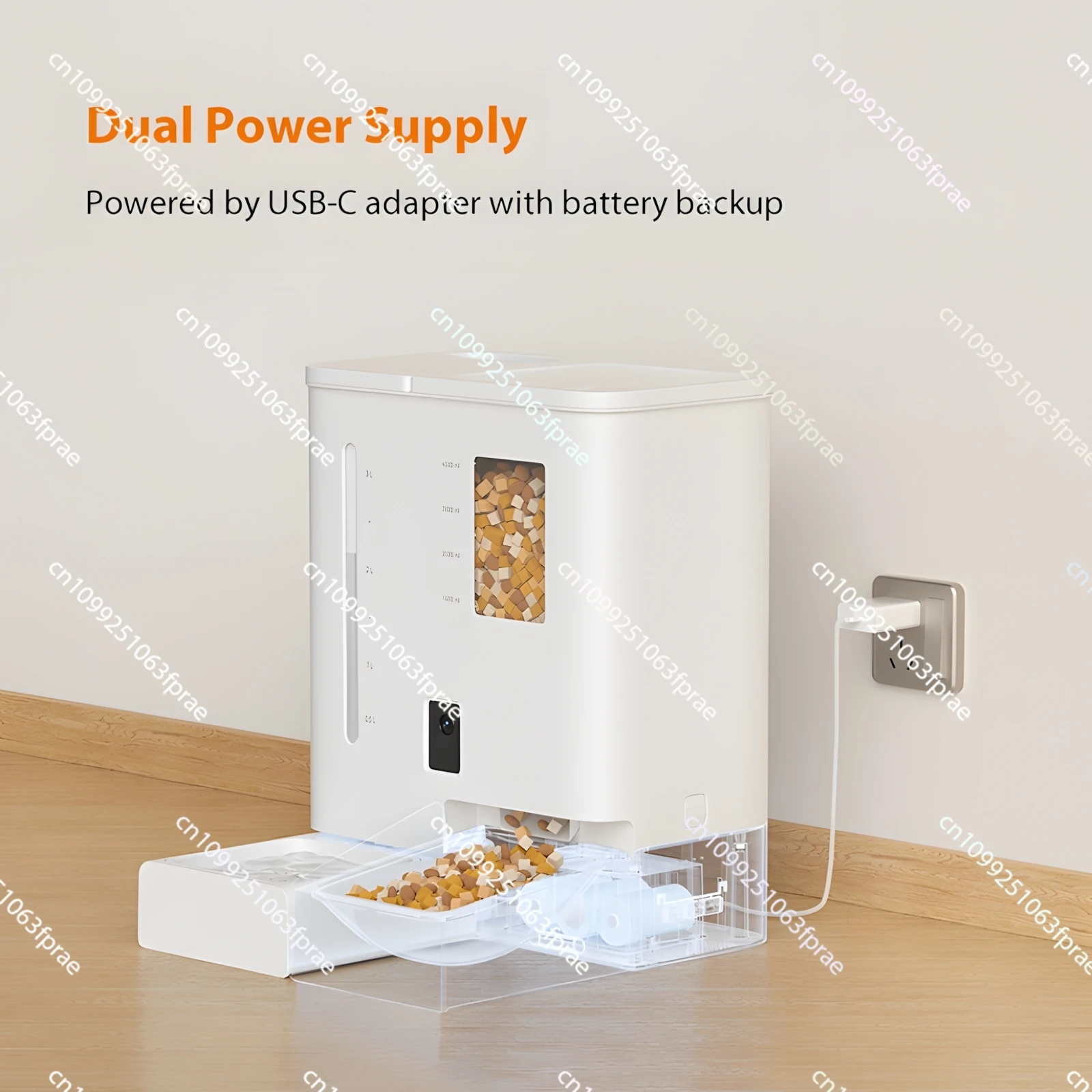 

Automatic Pet Water Fountain Feeder 2 IN 1 with Camera For Cat Dog App Wifi Remote Smart Food Water Dispenser Dog Treat Feeder