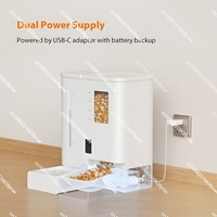 Automatic Pet Water Fountain Feeder 2 IN 1 with Camera For Cat Dog App Wifi Remote Smart Food Water Dispenser Dog Treat Feeder