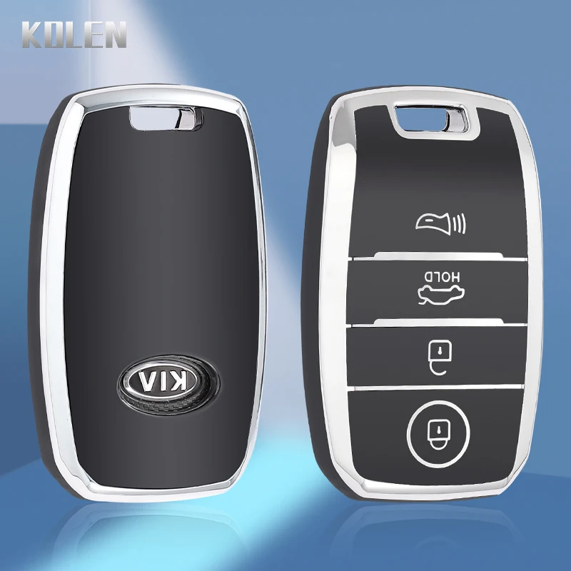 Fashion TPU Car Key Case Cover Shell For KIA RIO 5 Sportage Ceed Cerato K3 K4 K5 Sorento Optima Picanto Soul Forte 3 4 Buttons