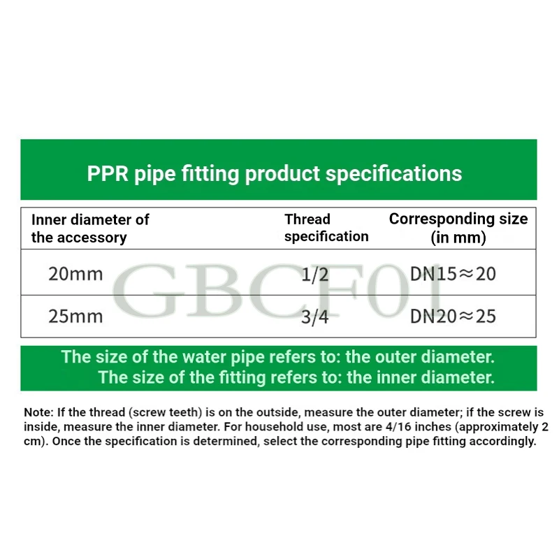 PPR Water Pipe Push Fit Quick Connect Fittings 20 25 32mm No Heat Fusion Water Pipe Connectors Straight/Elbow/Tee/Valve
