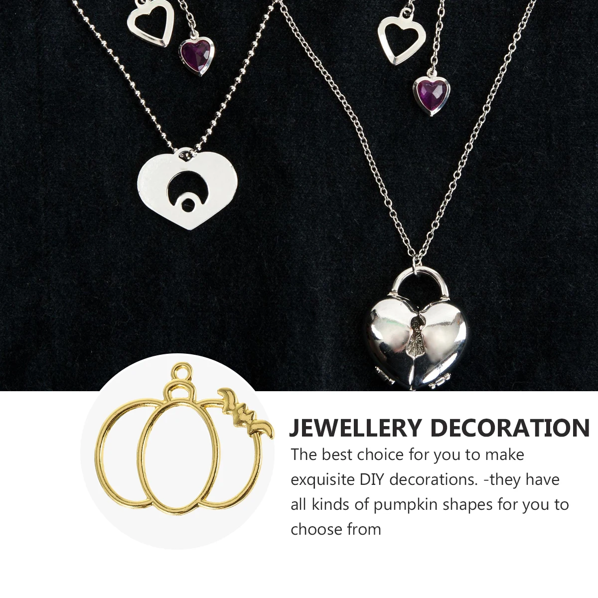 

20 Pcs DIY Pumpkin Pendant Metal Frame Jewelry UV Resin Manual Zinc Alloy Crystal Decoration Halloween Christmas Gifts