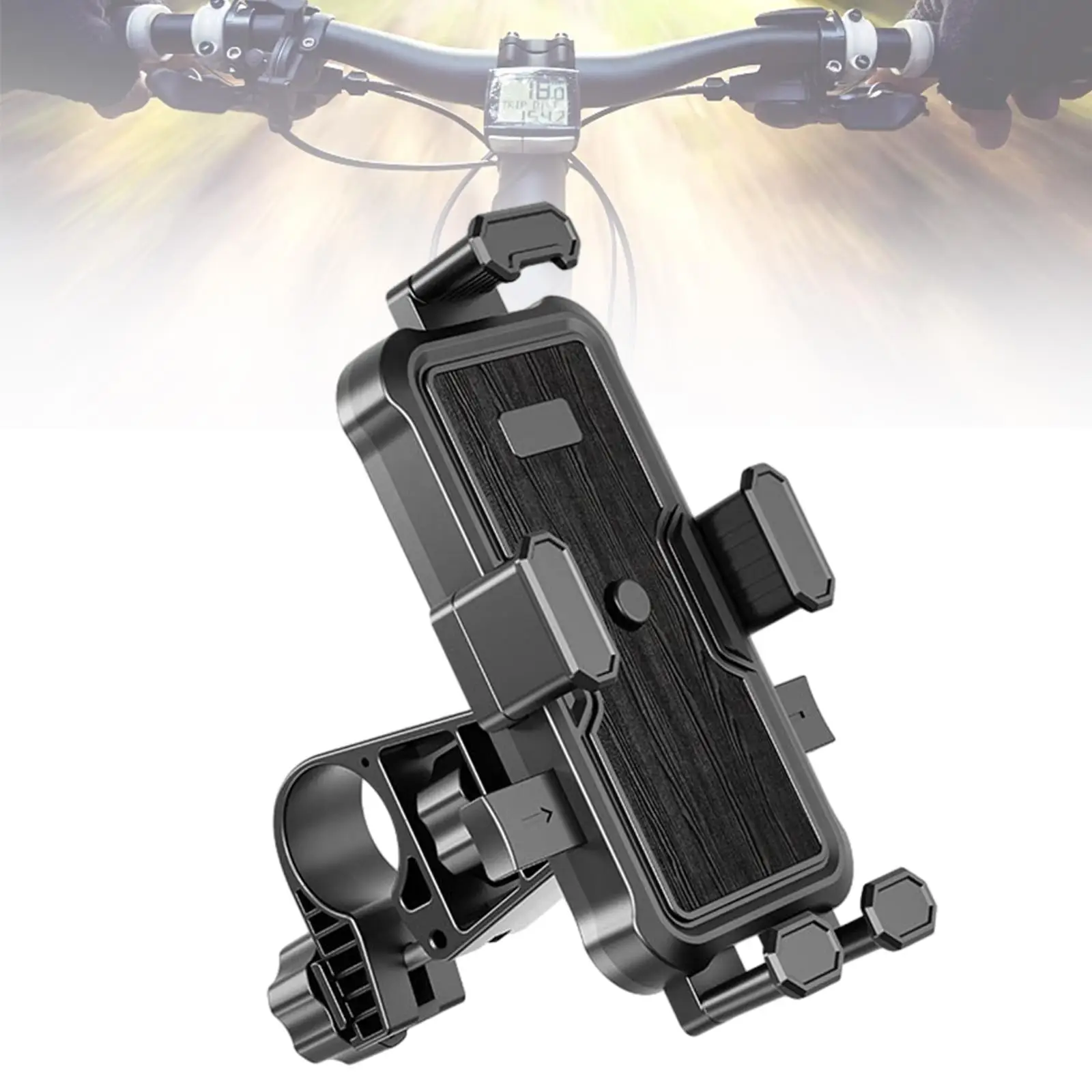 

Motorcycle Phone Holder Lazy Bracket Anti Shaking Quick Release Universal Easy Install Bicycle Phone Cradle Bike Phone Holder