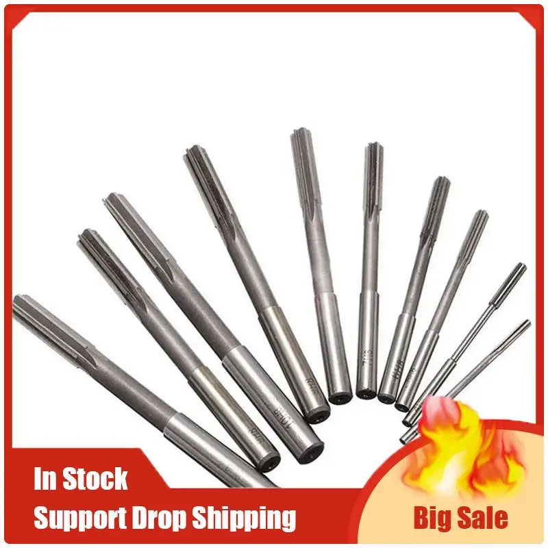 

HSS Machine Reamer H8 Straight Shanks Chucking Reamer Milling Reamers Set 3/4/5/6/7/8/9/10Mm/11Mm/12Mm Milling Reamers Kit