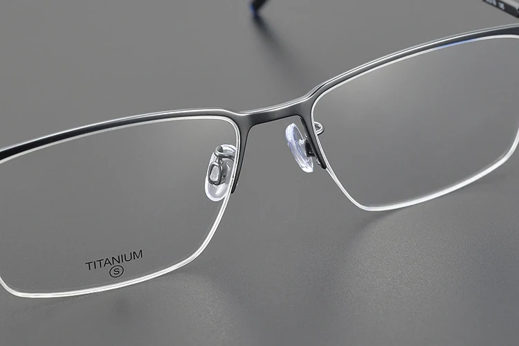 High-Quality Pure Titanium Men Prescription Glasses Eyewear Customized Lenses Progressive Correct Myopia Optical Eyeglasses
