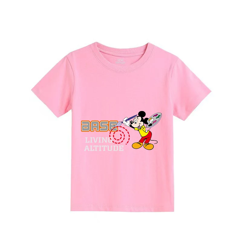 

T-shirts Summer Disney Mickey Casual Baby Sport Clothes Children's Donald Duck Short Sleeve Tshirt Outwea